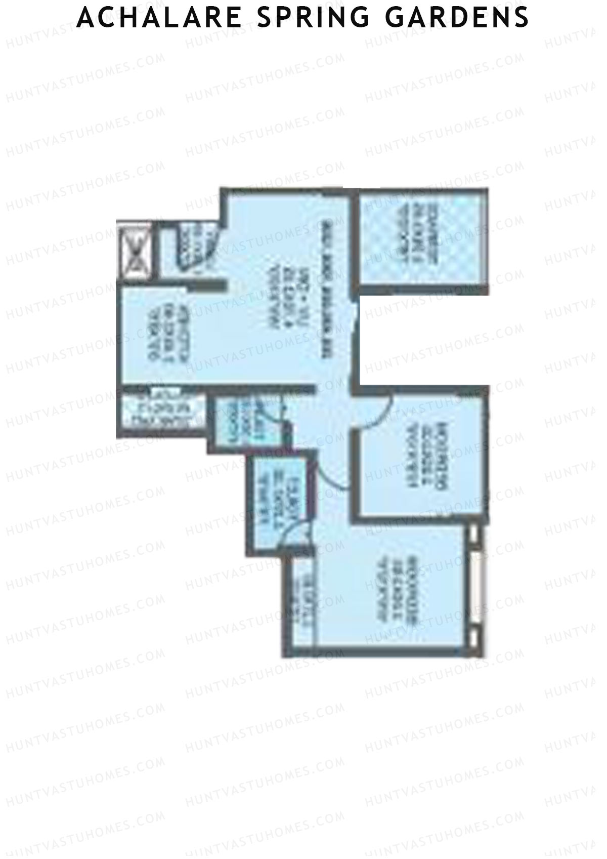 Achalare Spring Gardens Tower A Unit 6 Floor Plan