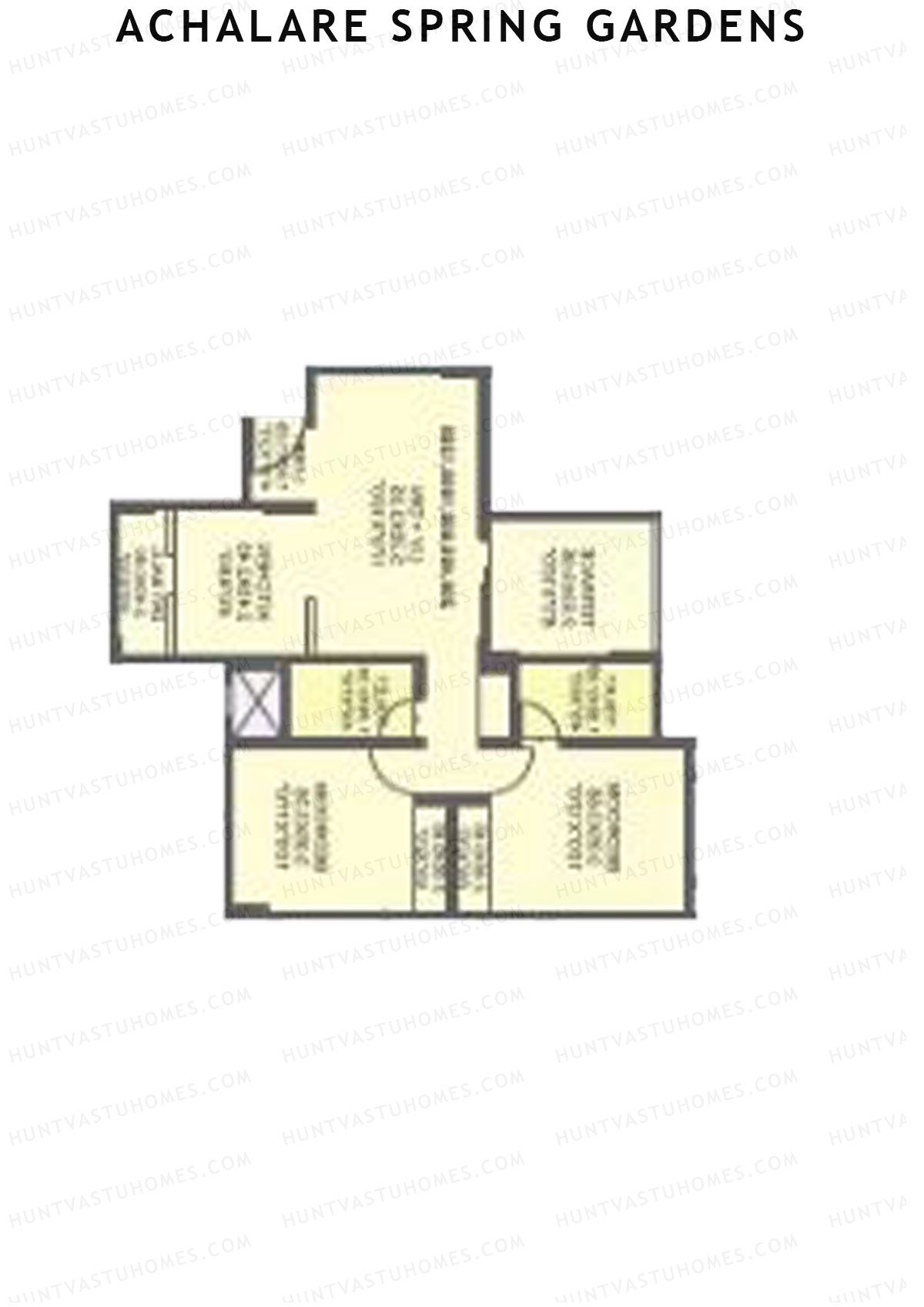 Achalare Spring Gardens Tower A Unit 8 Floor Plan