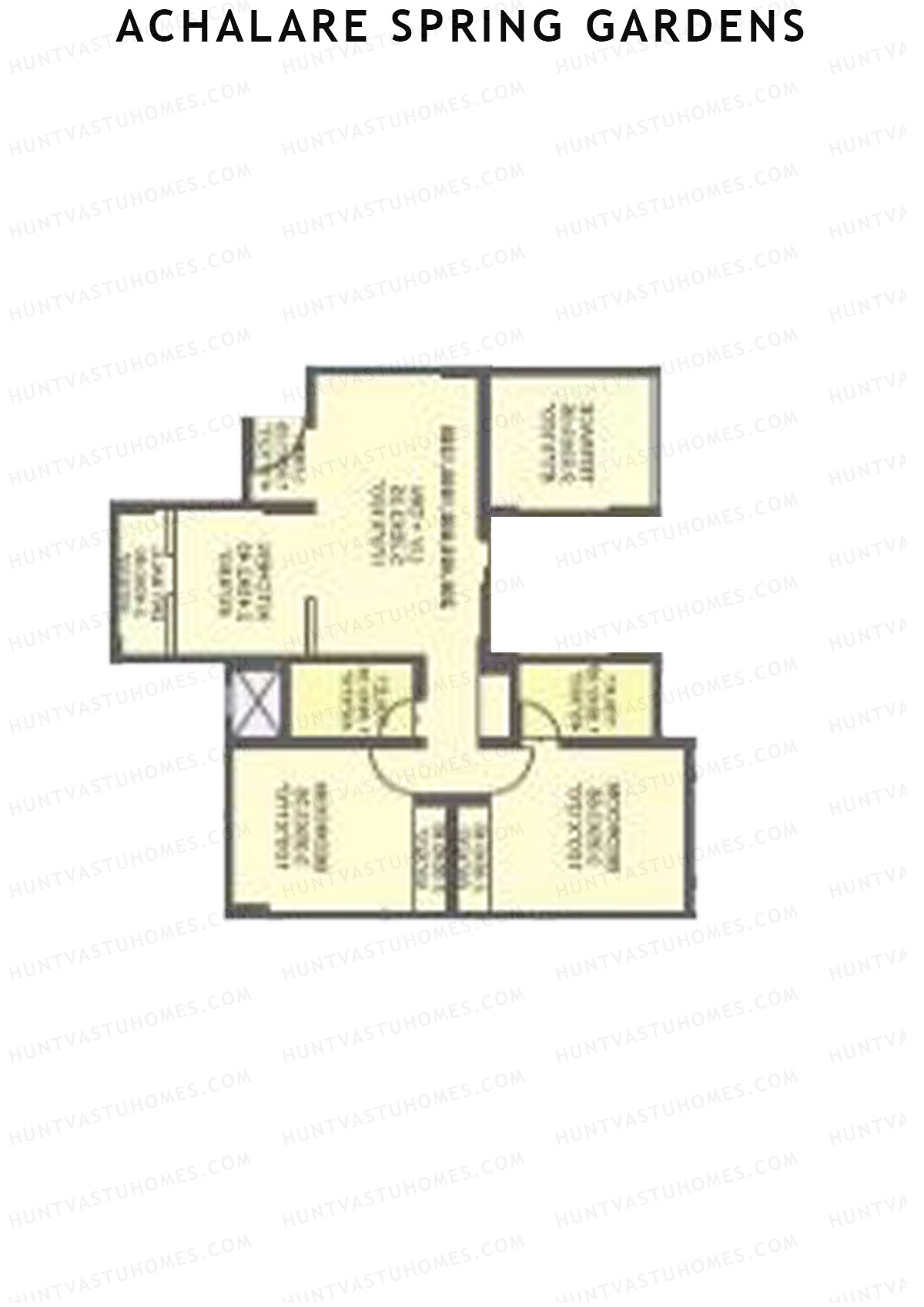 Achalare Spring Gardens Tower A Unit 8 Floor Plan