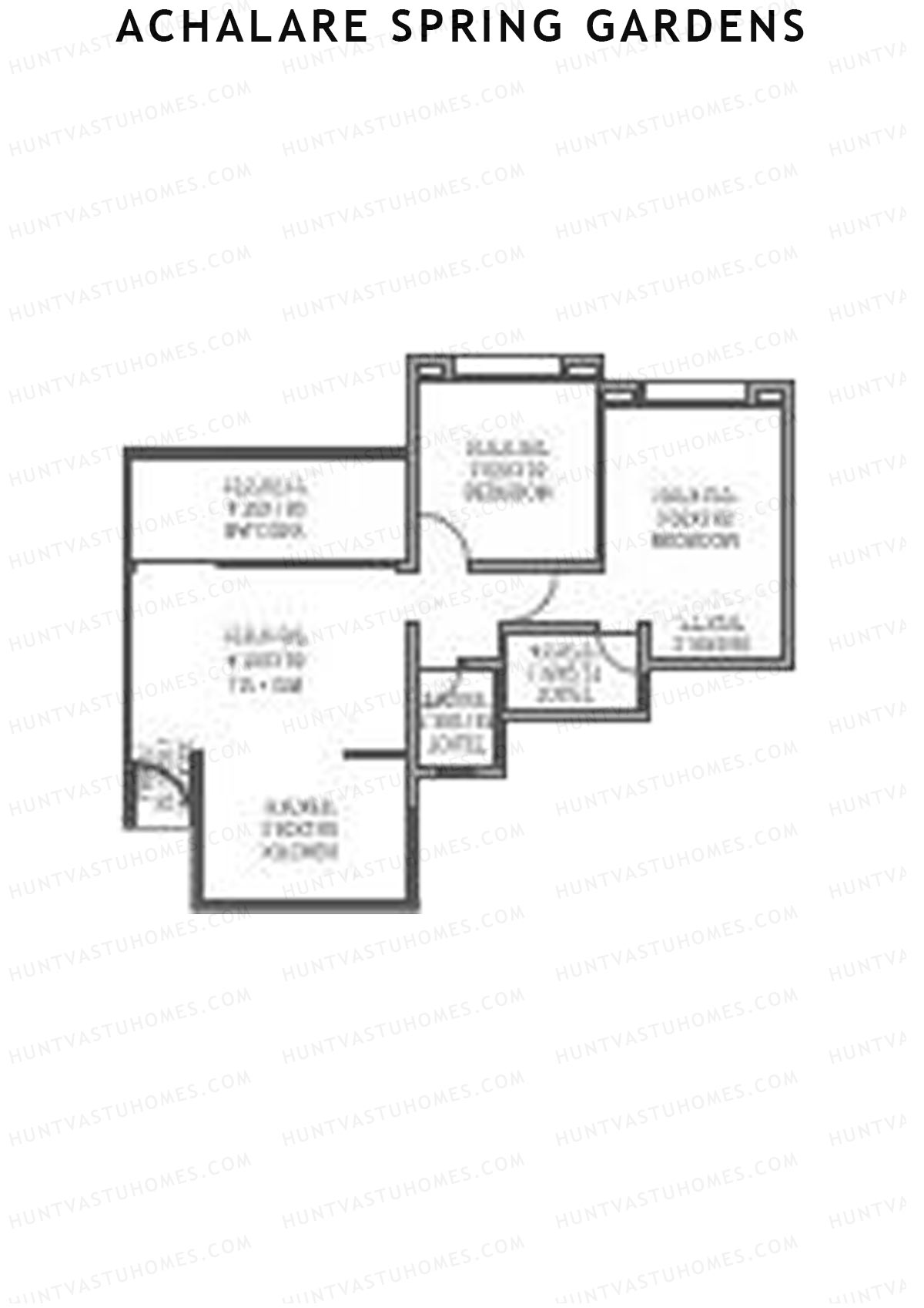 Achalare Spring Gardens Tower B Unit 11 Floor Plan
