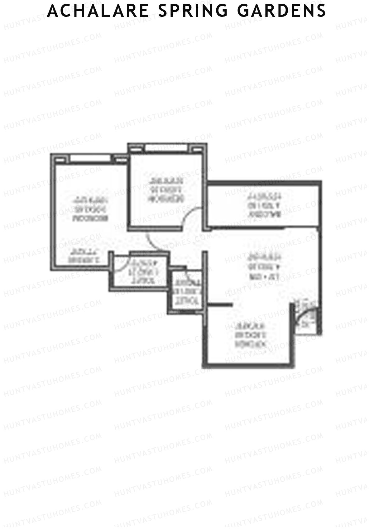 Achalare Spring Gardens Tower B Unit 8 Floor Plan