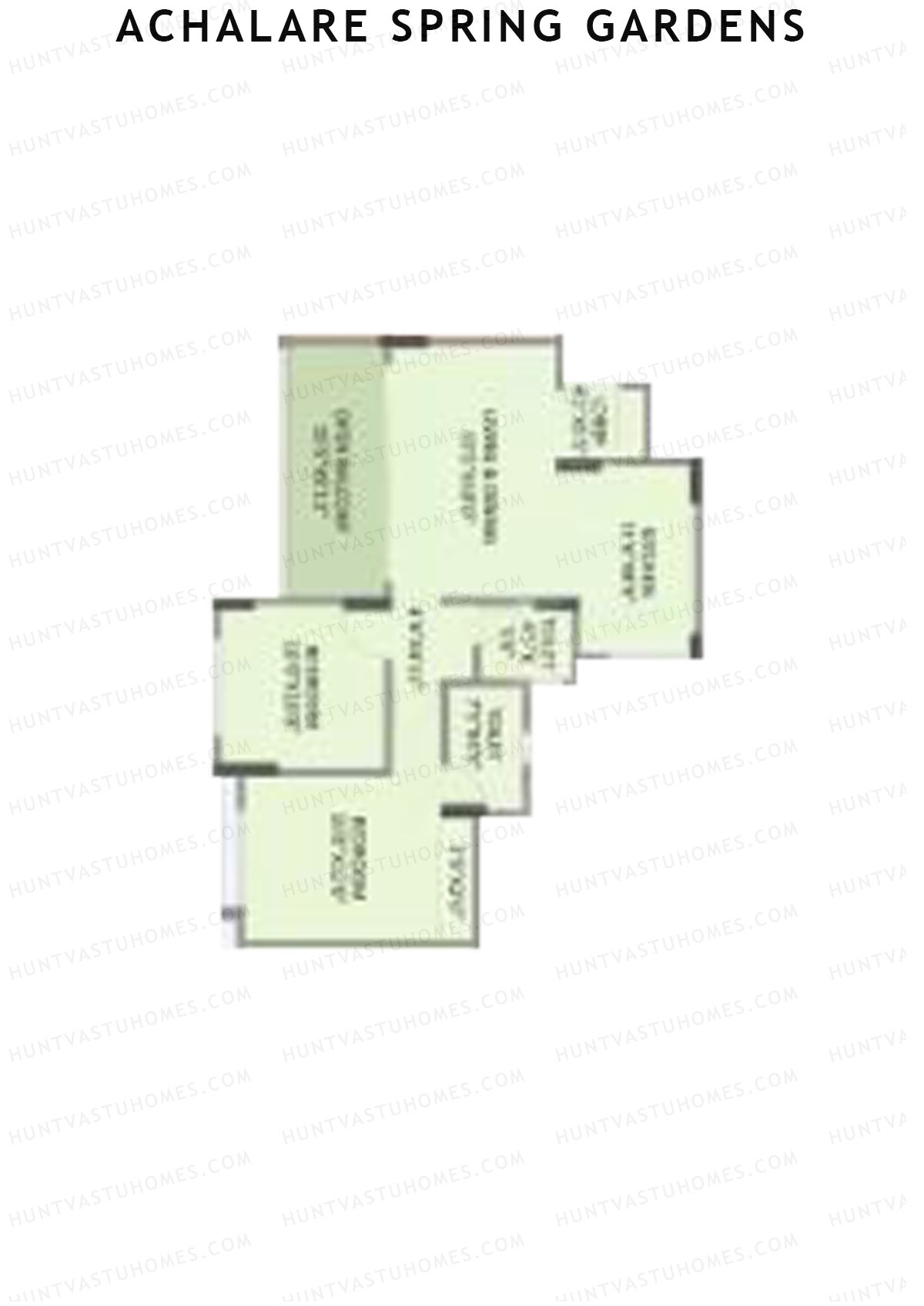 Achalare Spring Gardens Tower C Unit 3 Floor Plan