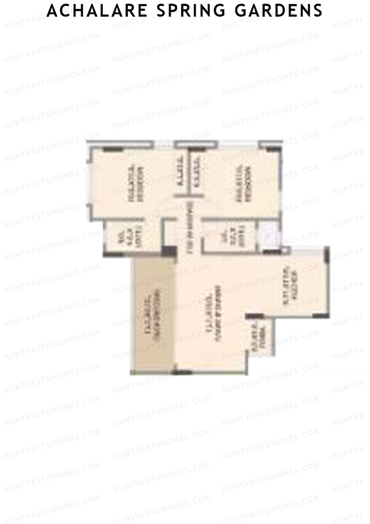 Achalare Spring Gardens Tower C Unit 4 Floor Plan