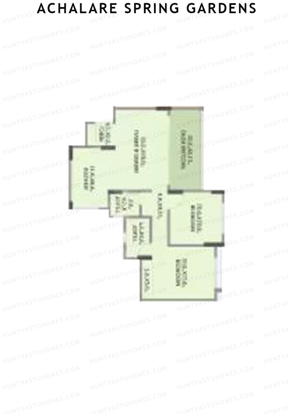 Achalare Spring Gardens Tower C Unit 6 Floor Plan