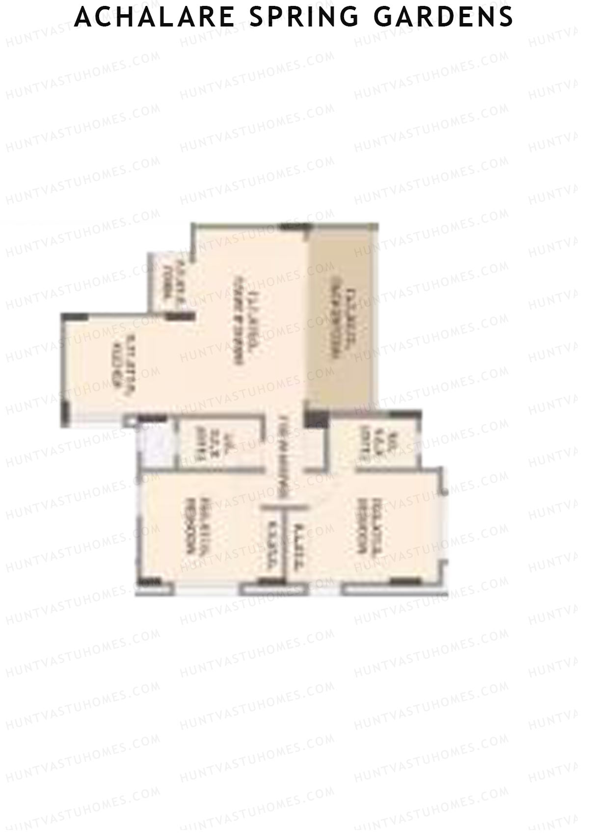 Achalare Spring Gardens Tower C Unit 8 Floor Plan
