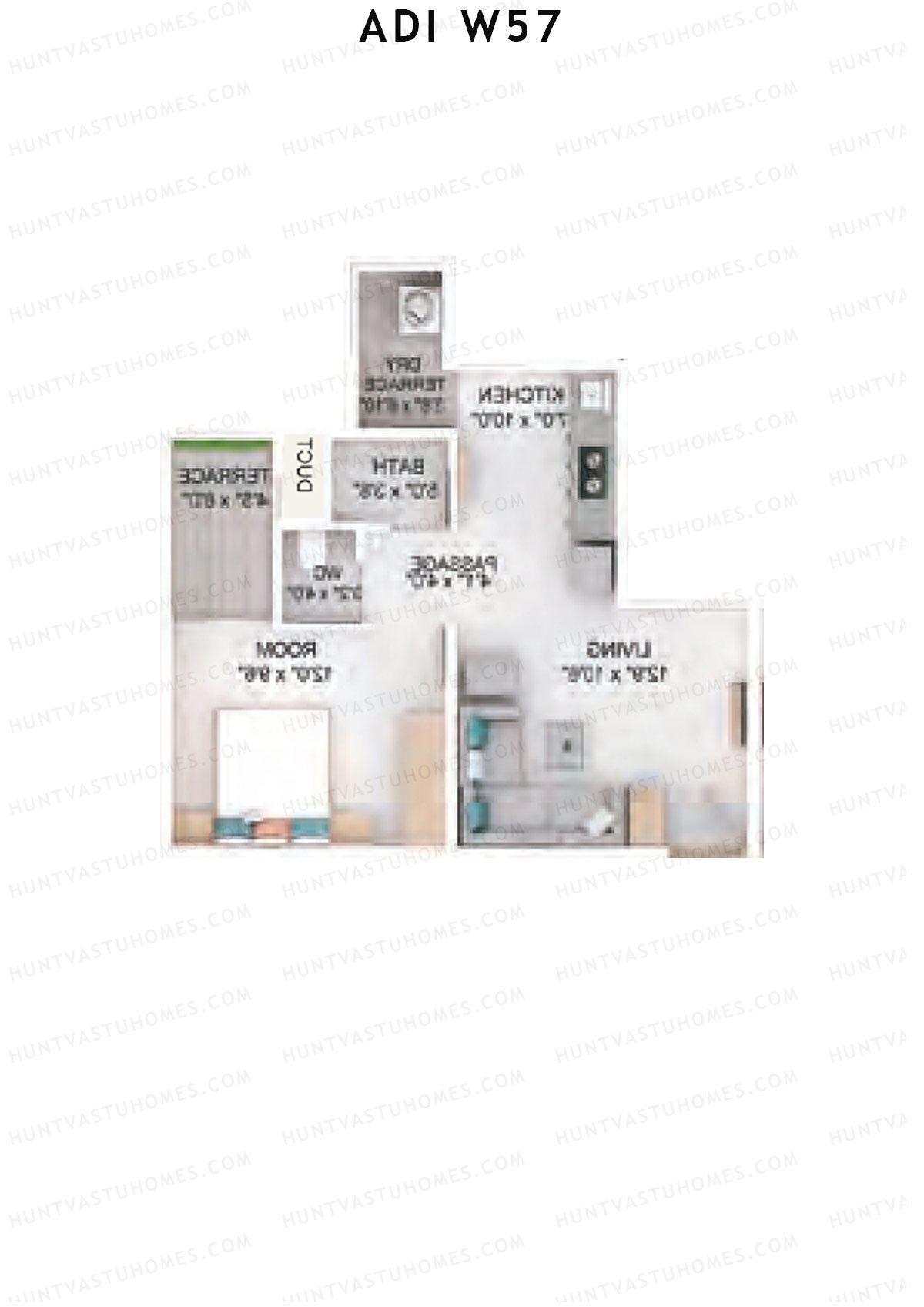 Adi W57 Waterlily Unit 5 Floor Plan