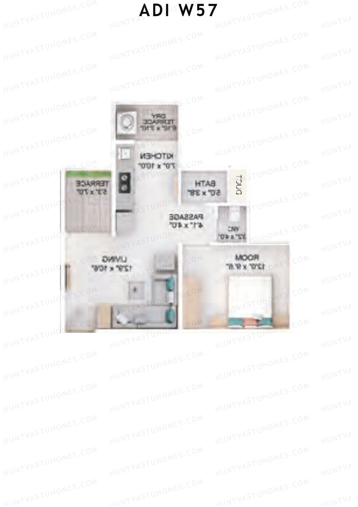 Adi W57 Waterlily Unit 6 Floor Plan