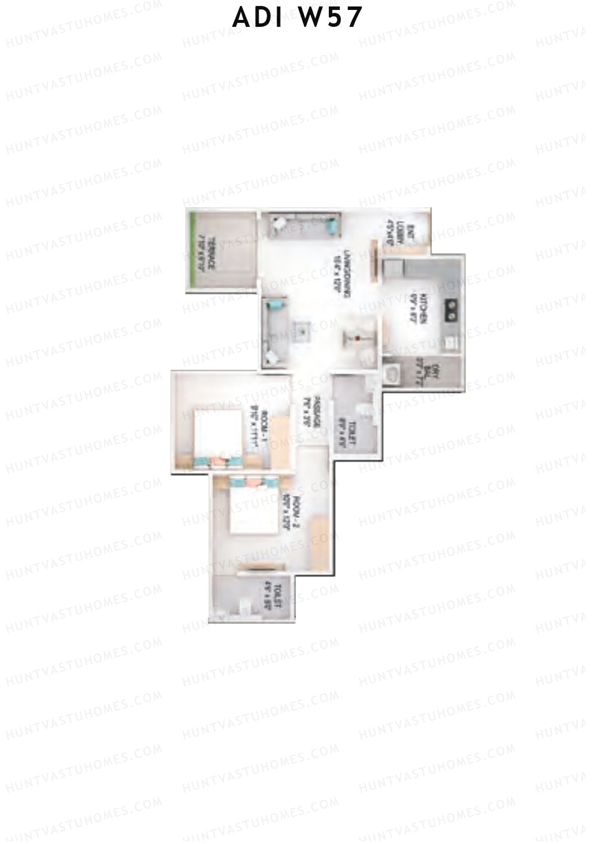 Adi W57 Watermeadow Unit 1 Floor Plan