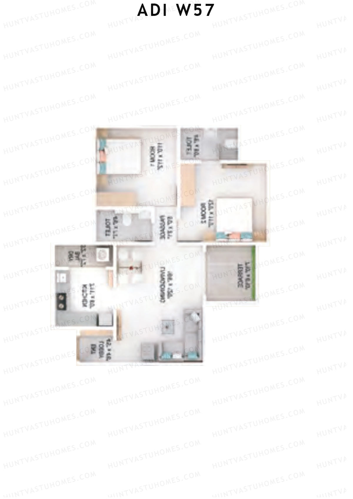 Adi W57 Watermeadow Unit 3 Floor Plan