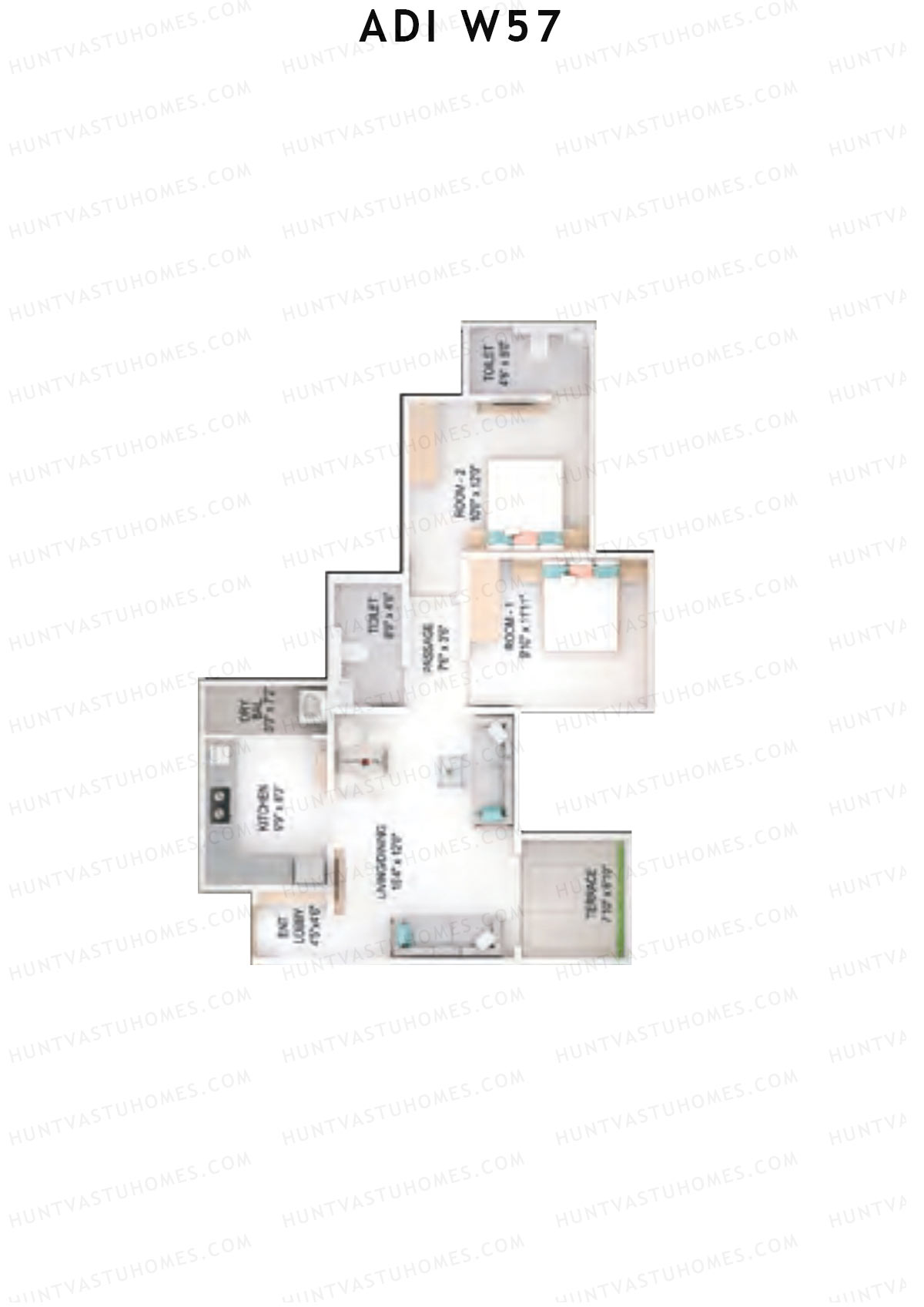 Adi W57 Watermeadow Unit 4 Floor Plan