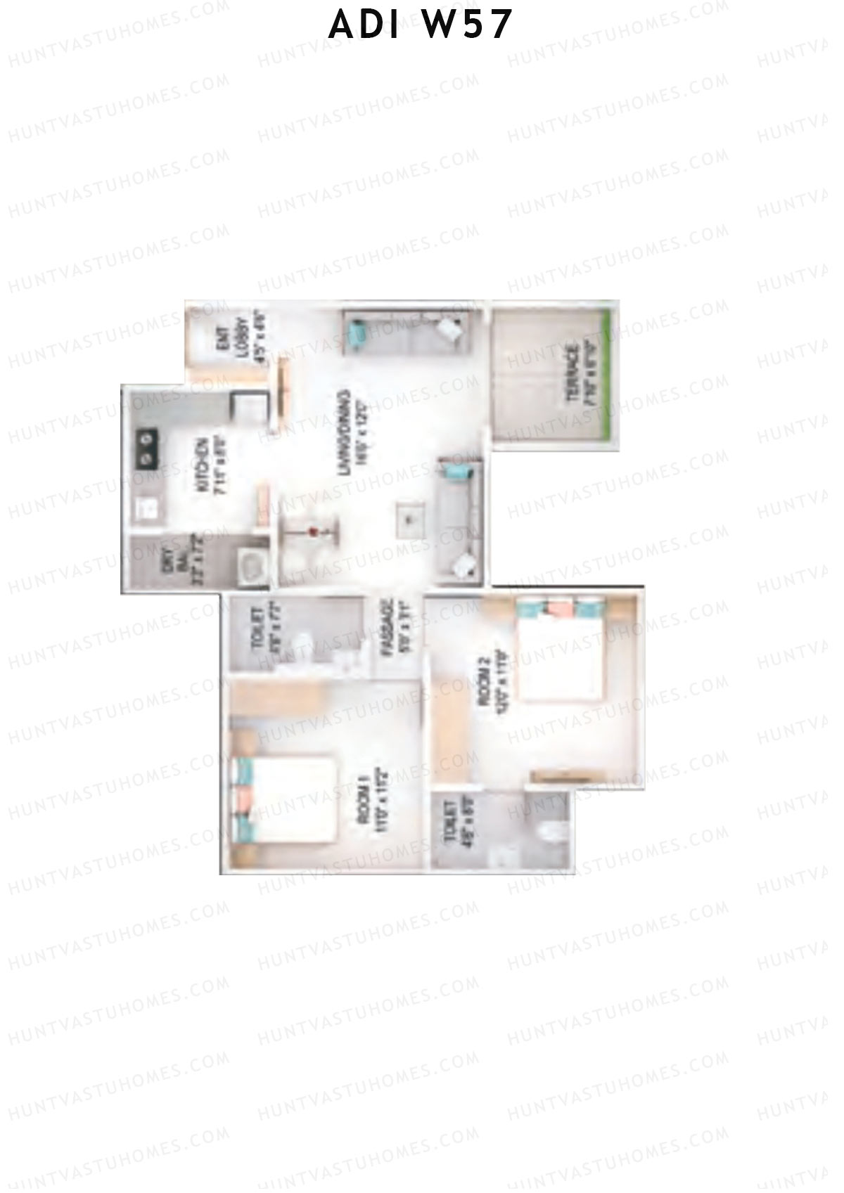 Adi W57 Watermeadow Unit 5 Floor Plan