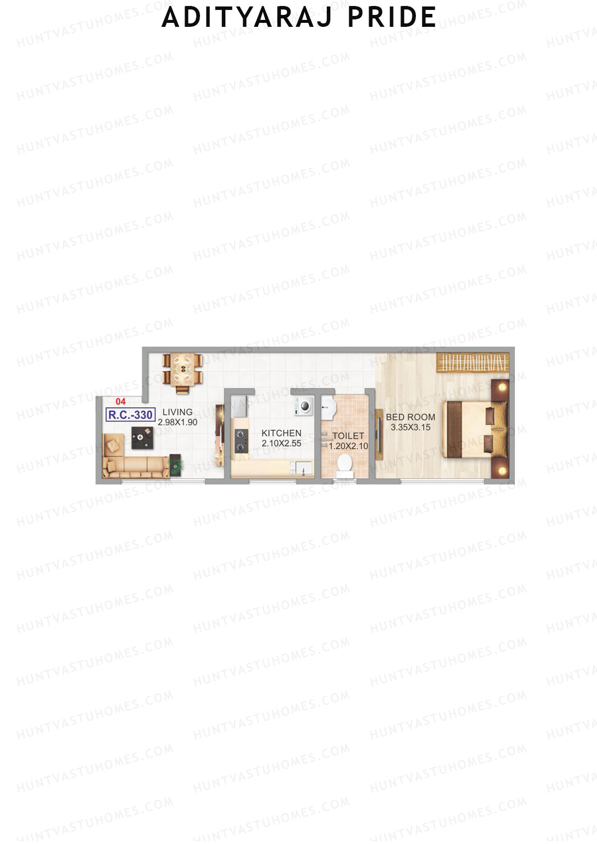 Adityaraj Pride Tower A Unit 4 Floor Plan