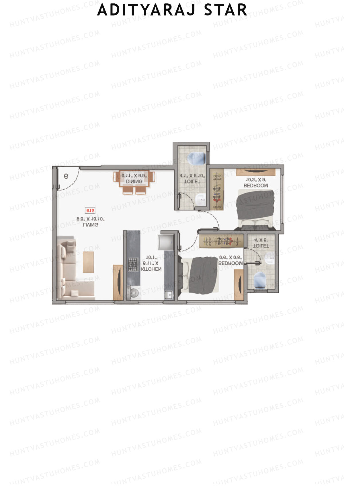 Adityaraj Star Tower A Unit 7 Floor Plan