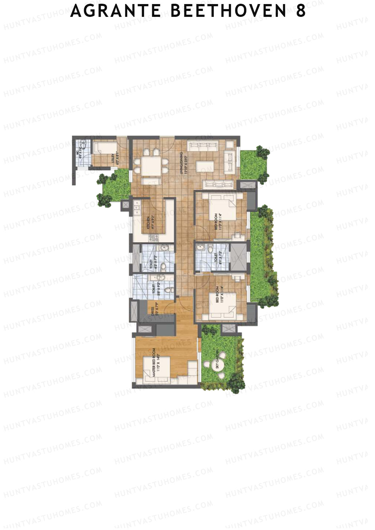 Agrante Beethoven 8 Harmony 2 Unit 3 Floor Plan