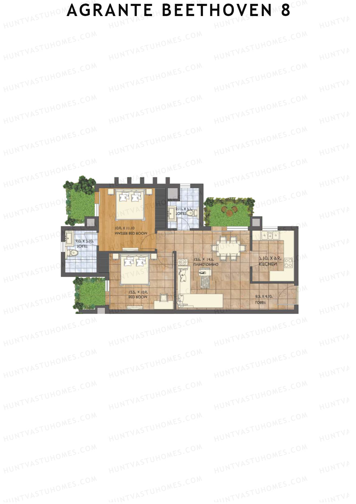 Agrante Beethoven 8 Minor Unit 5 Floor Plan