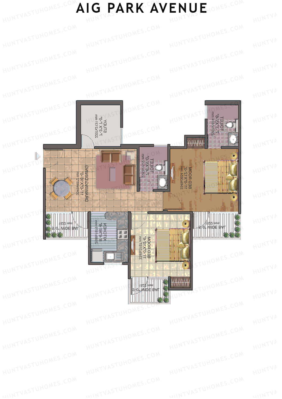 AIG Park Avenue Tower C Unit 2 Floor Plan