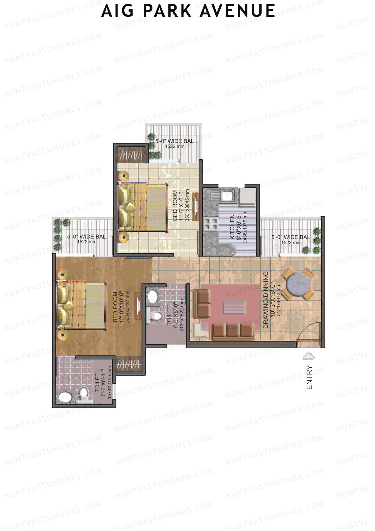 AIG Park Avenue Tower C Unit 4 Floor Plan