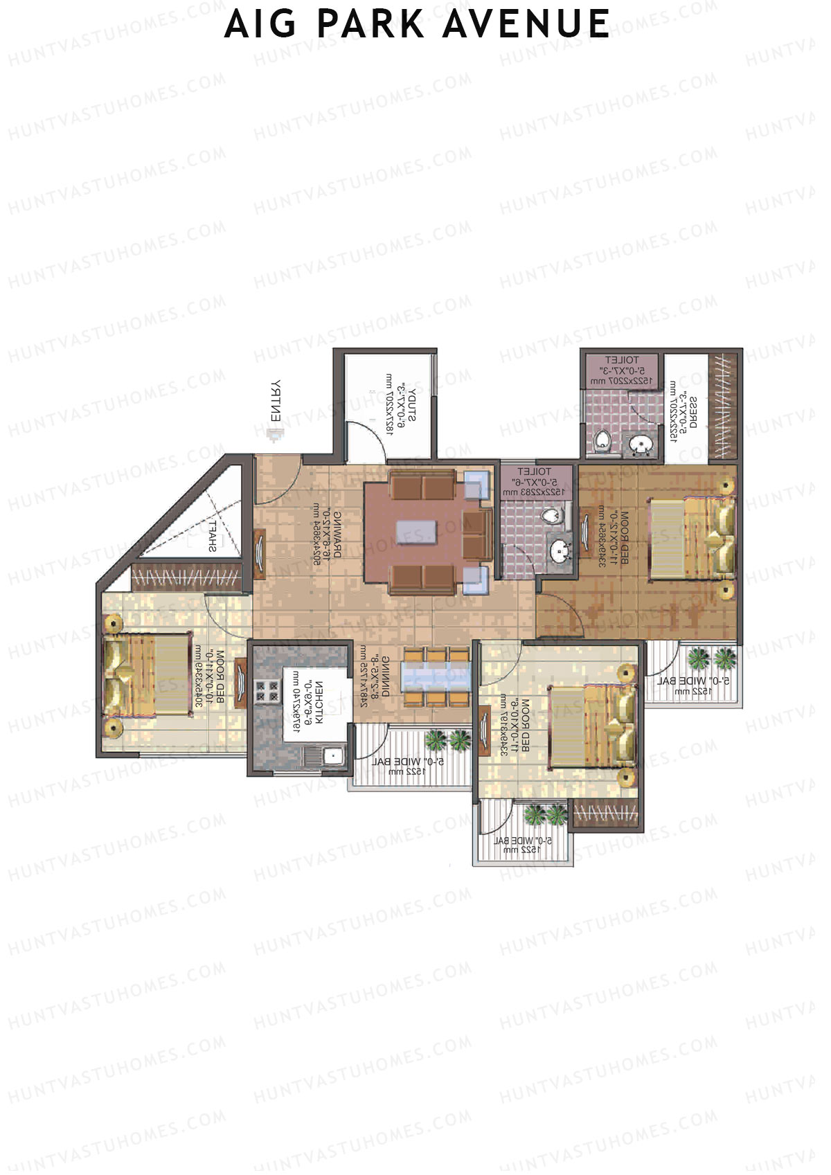 AIG Park Avenue Tower G Unit 6 Floor Plan