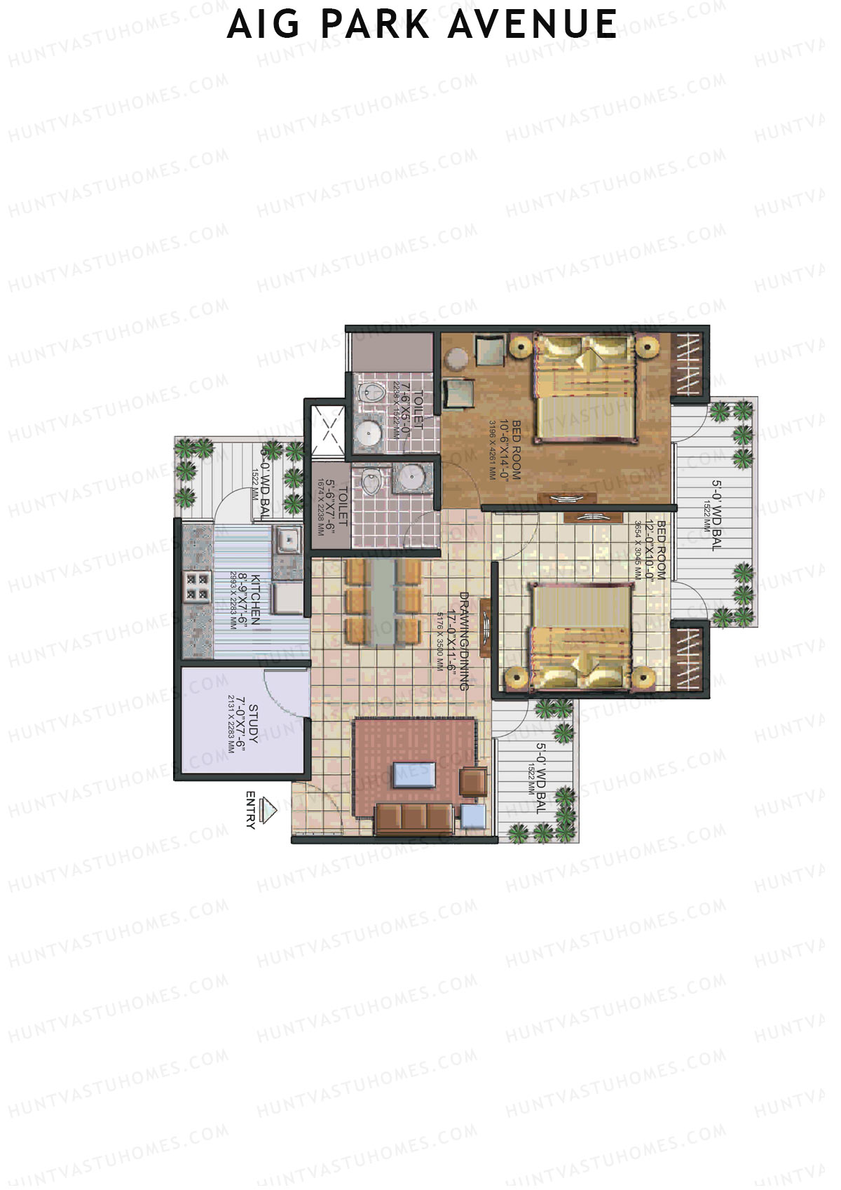 AIG Park Avenue Tower J Unit 6 Floor Plan