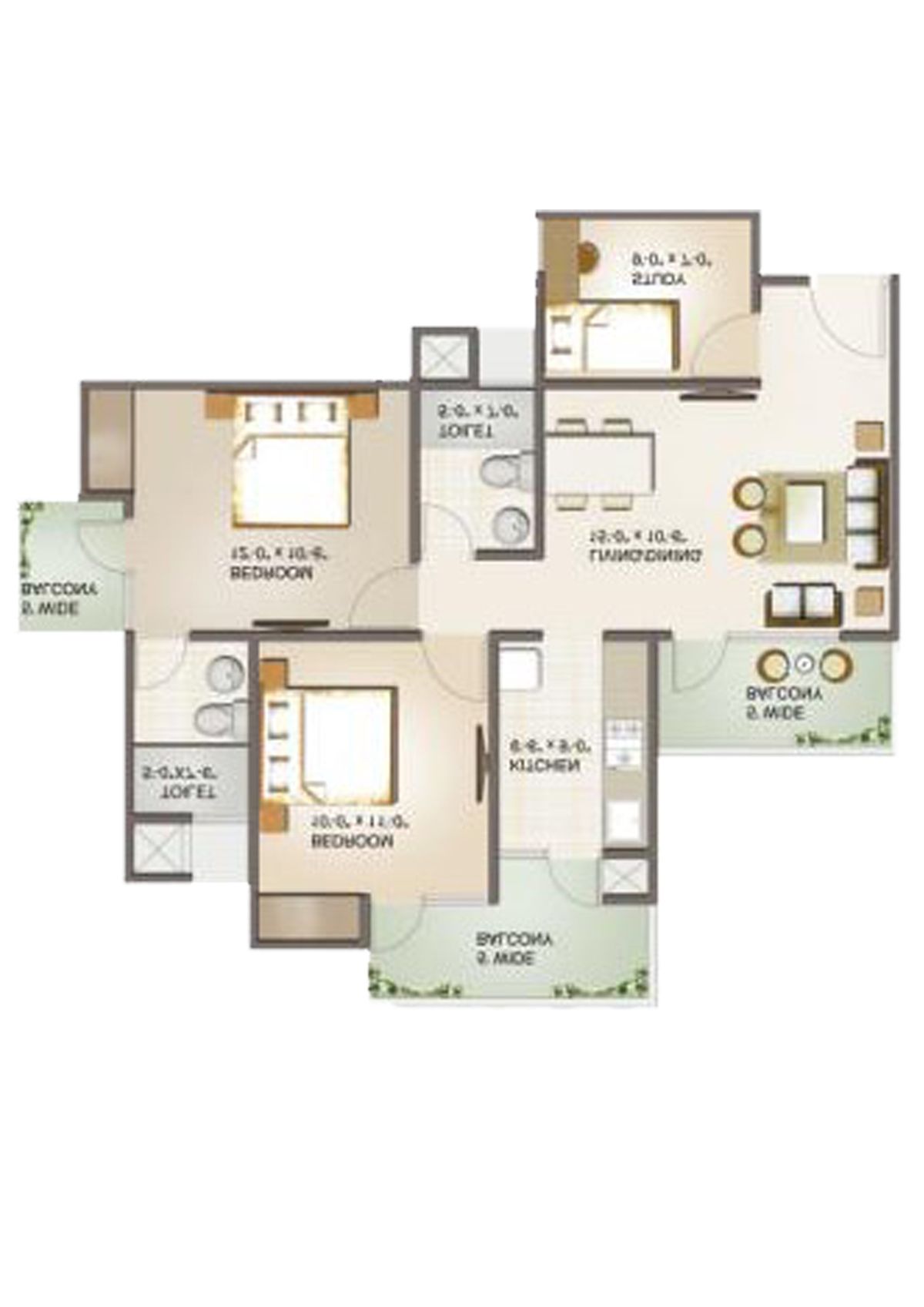 Aims Golf Avenue 2 Block 6 Unit 5 Floor Plan