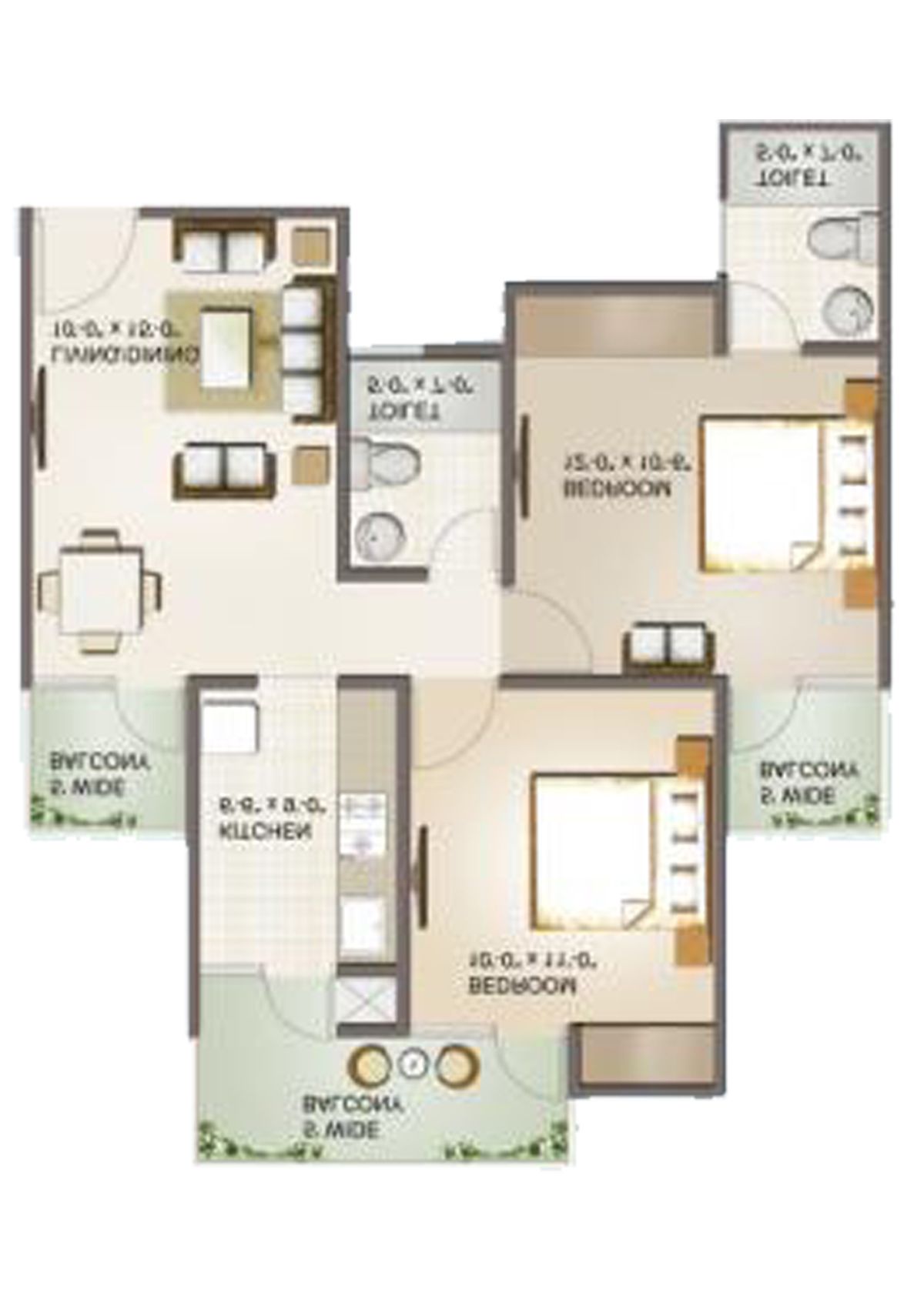 Aims Golf Avenue 2 Block 6 Unit 6 Floor Plan