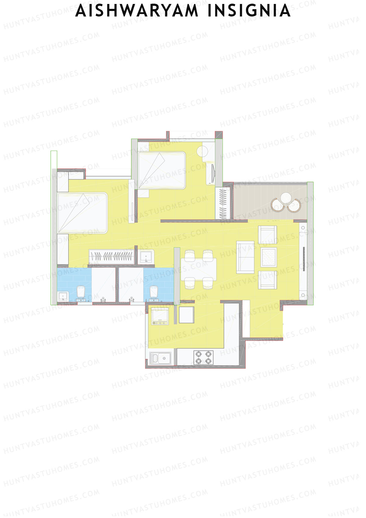 Aishwaryam Insignia Tower A Unit 10 Floor Plan