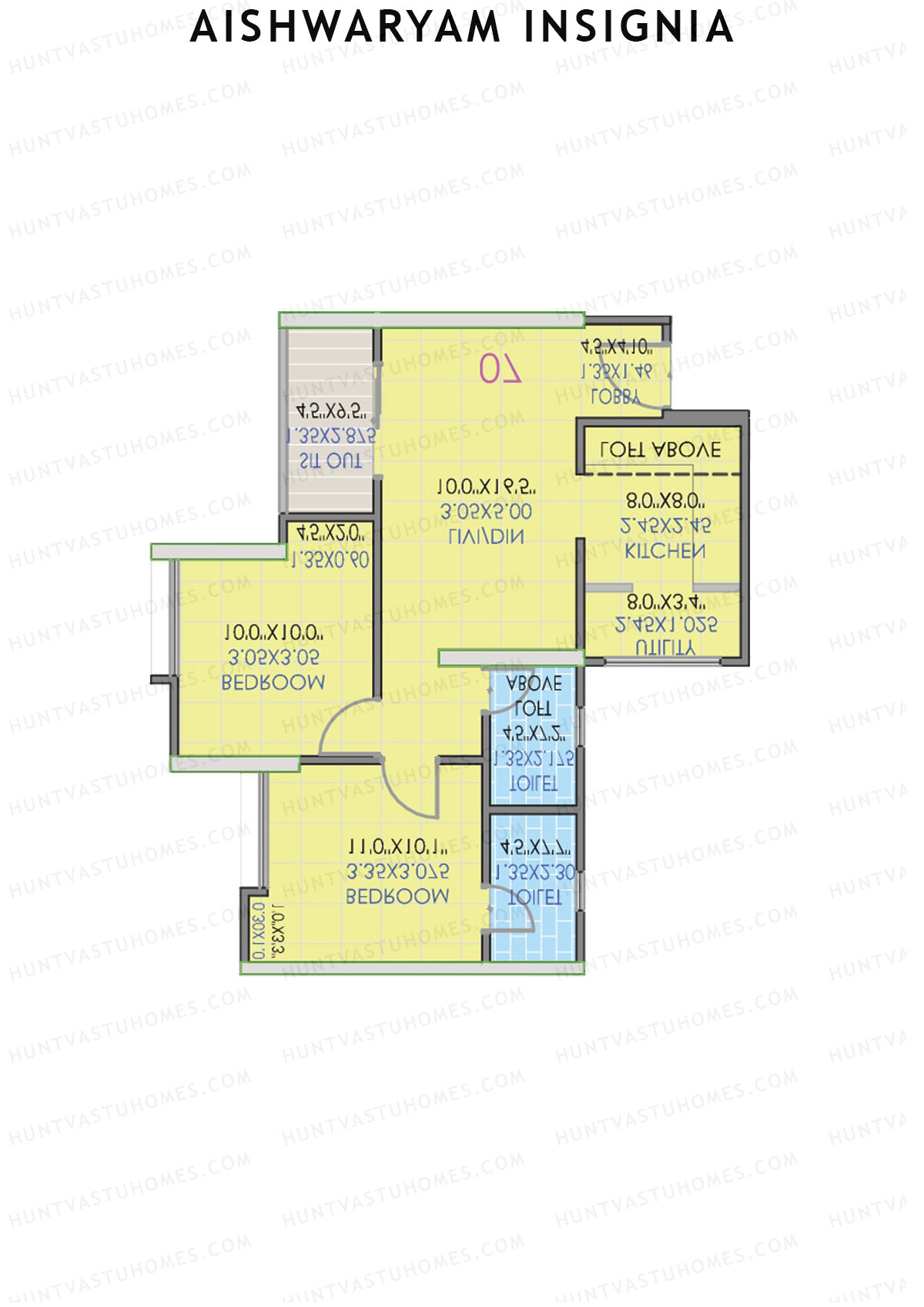 Aishwaryam Insignia Tower C Unit 6 Floor Plan