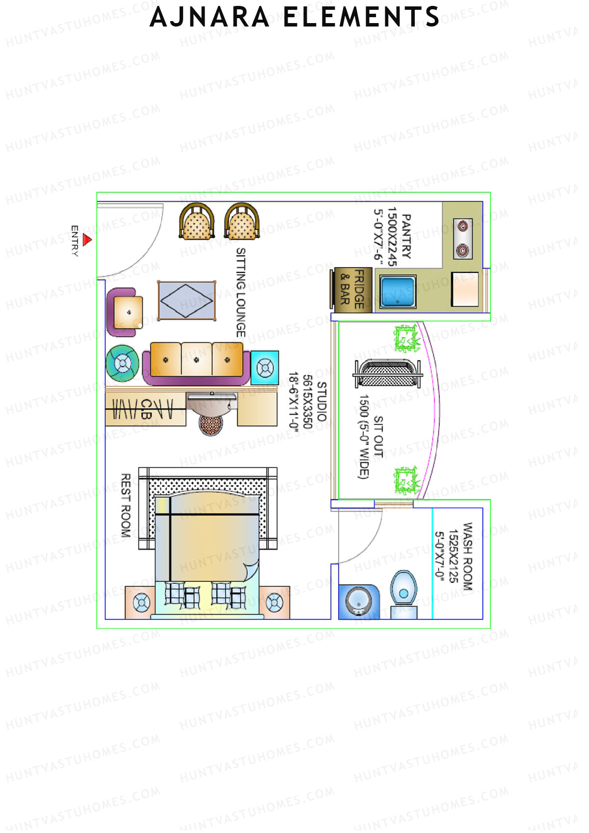 Ajnara Elements Tower A Unit 11 Floor Plan