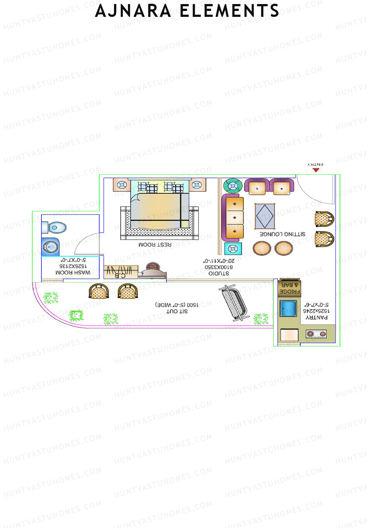 Ajnara Elements Tower A Unit 4 Floor Plan