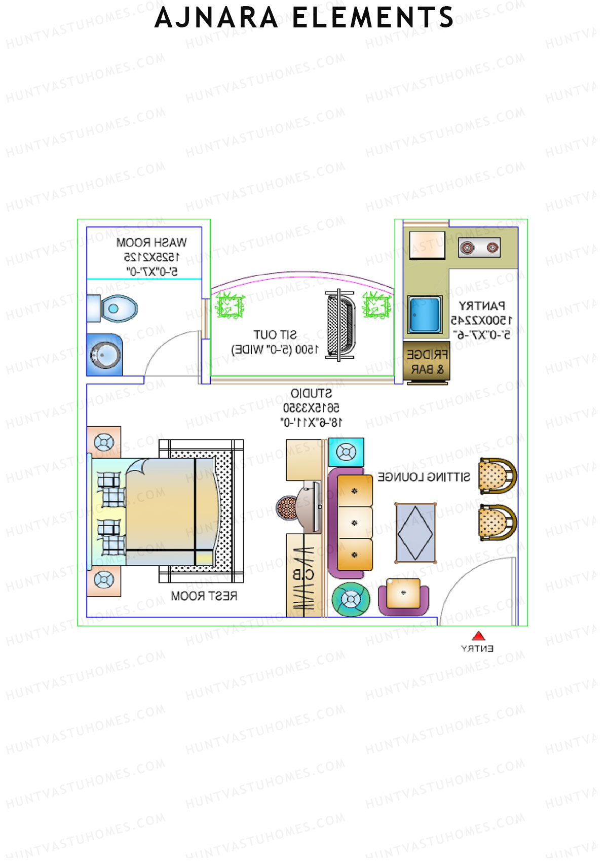 Ajnara Elements Tower A Unit 6 Floor Plan