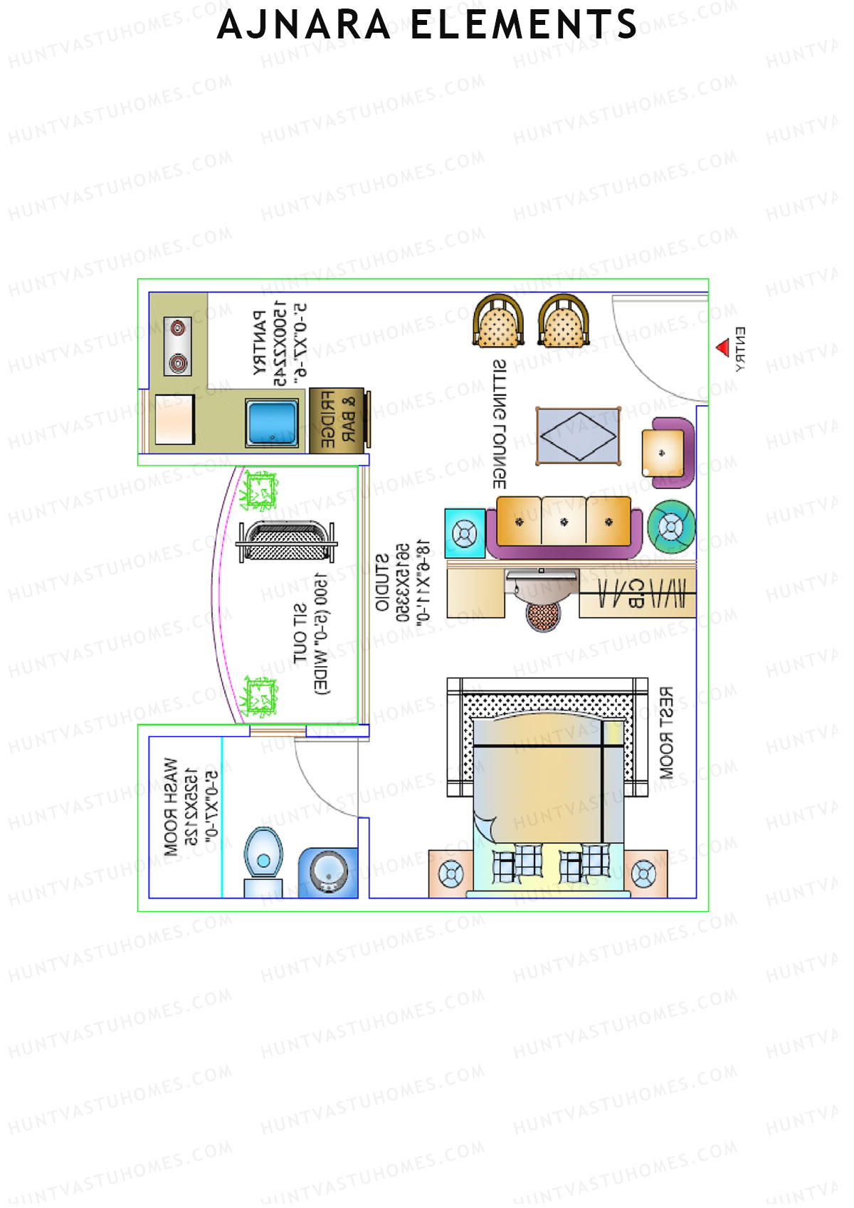 Ajnara Elements Tower A Unit 8 Floor Plan