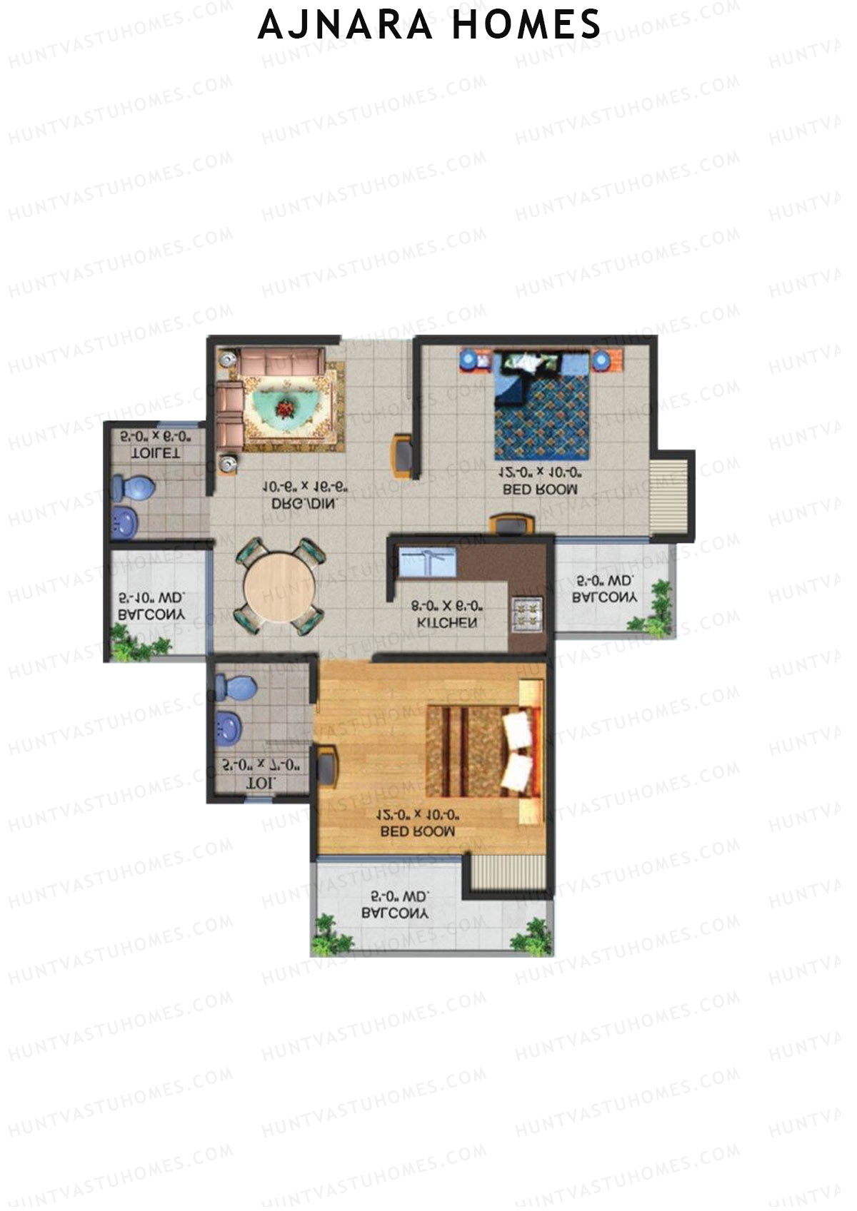 Ajnara Homes Tower C Unit 7 Floor Plan