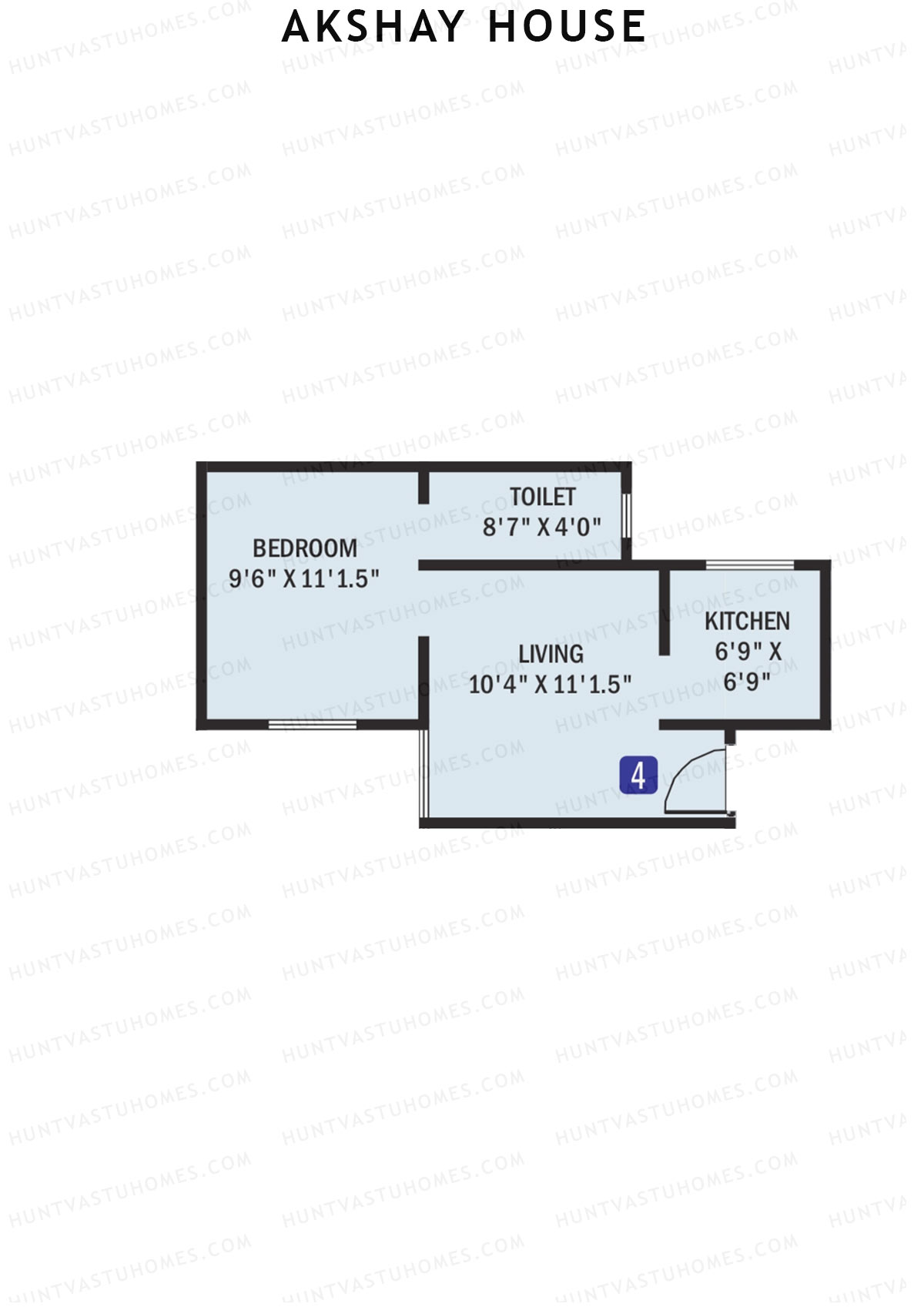 Akshay House Block A Unit 4 Floor Plan