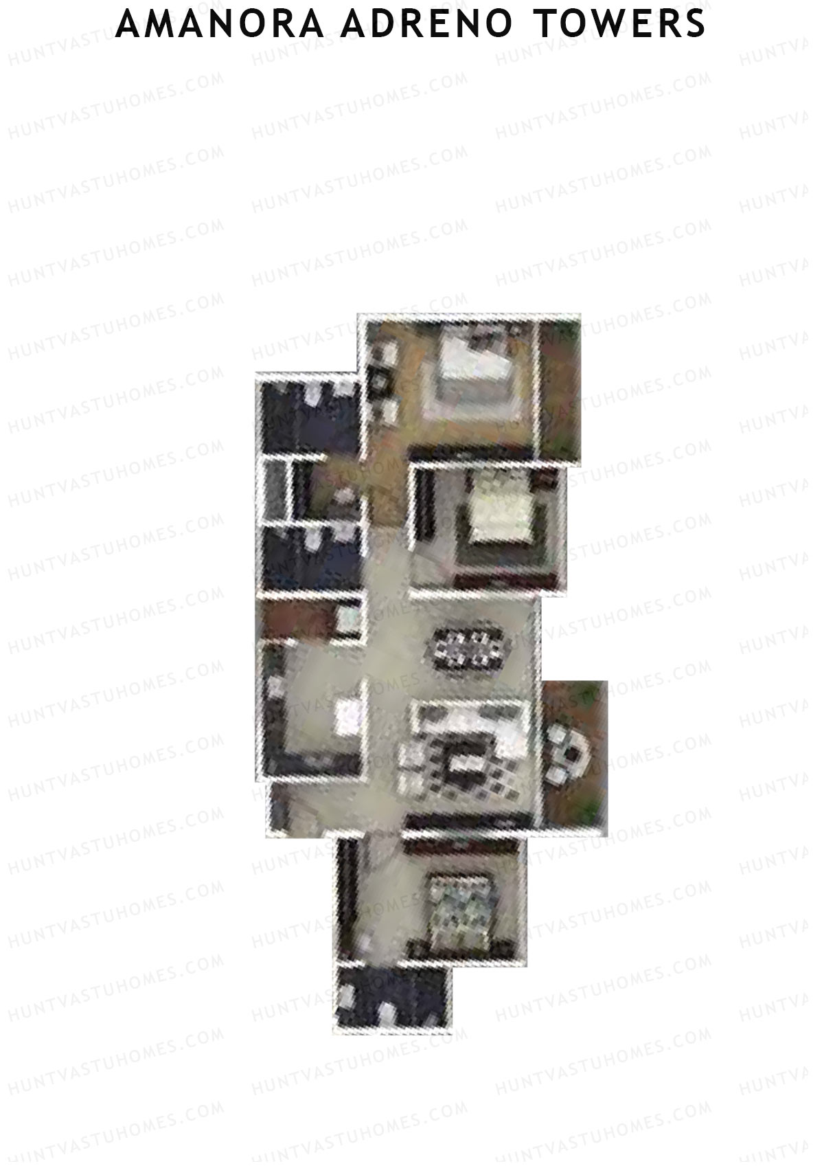 Amanora Adreno Towers Tower 38 Unit 7 Floor Plan