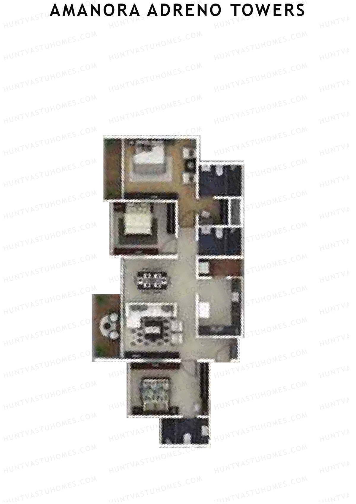Amanora Adreno Towers Tower 40 Unit 6 Floor Plan
