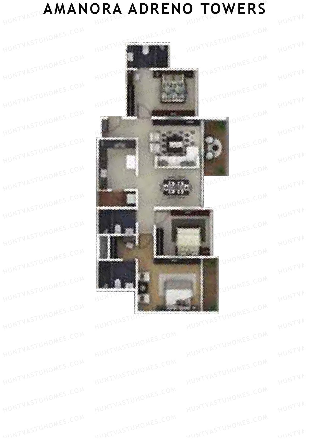 Amanora Adreno Towers Tower 41 Unit 6 Floor Plan