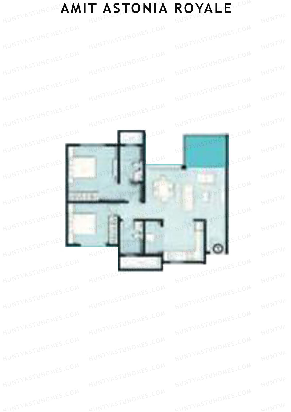 Amit Astonia Royale Tower F Unit 1 Floor Plan