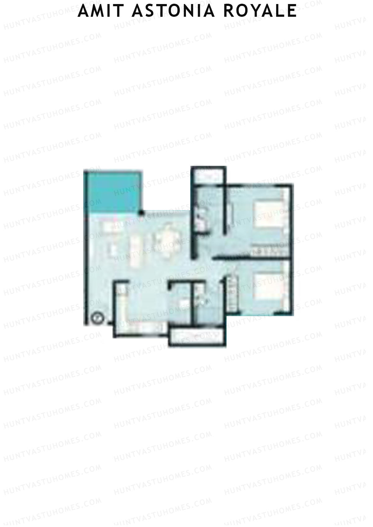 Amit Astonia Royale Tower F Unit 2 Floor Plan