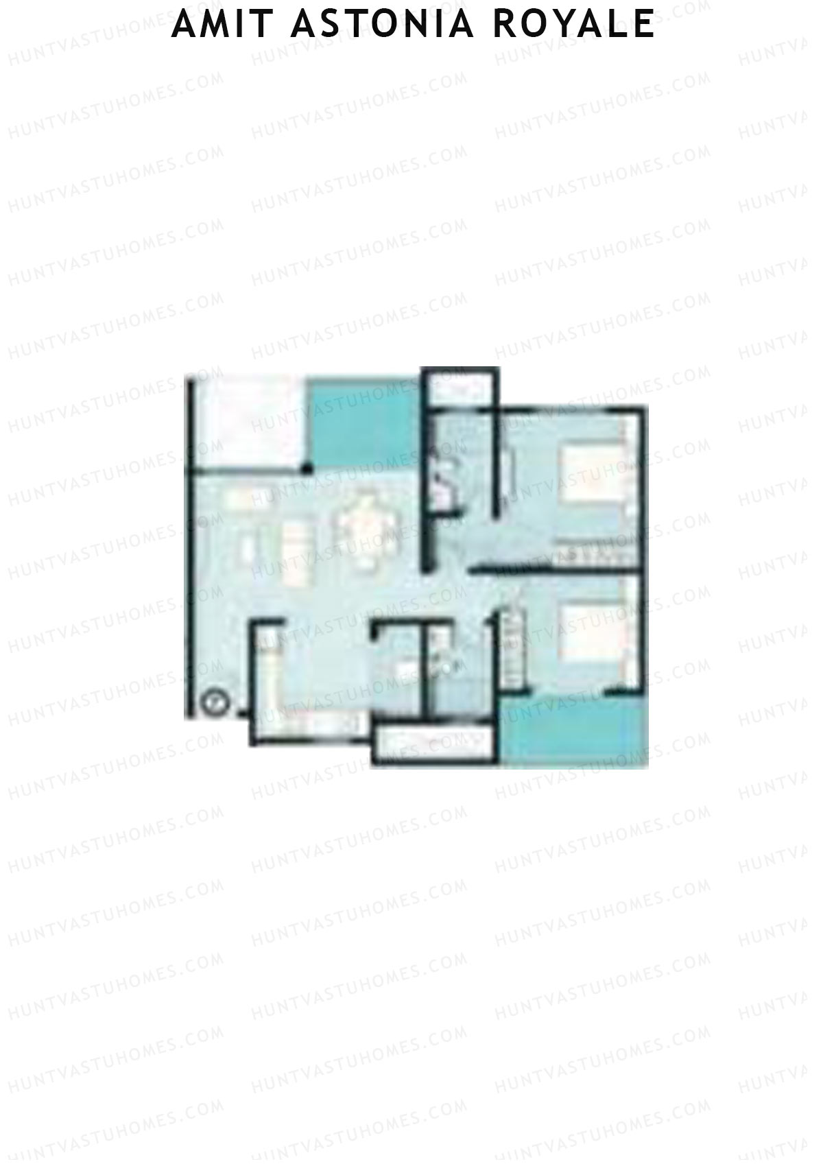 Amit Astonia Royale Tower F Unit 2 Floor Plan