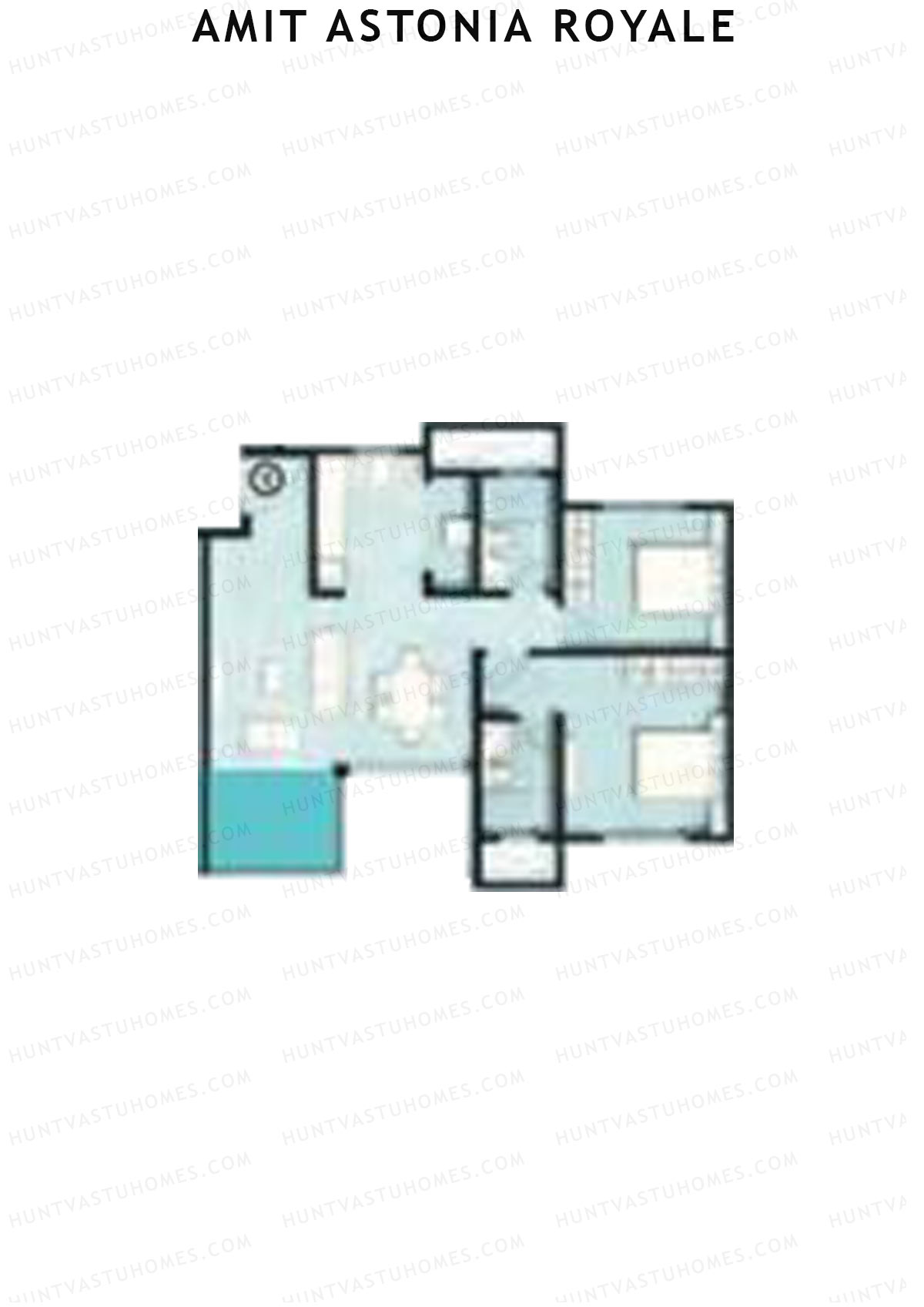 Amit Astonia Royale Tower F Unit 3 Floor Plan