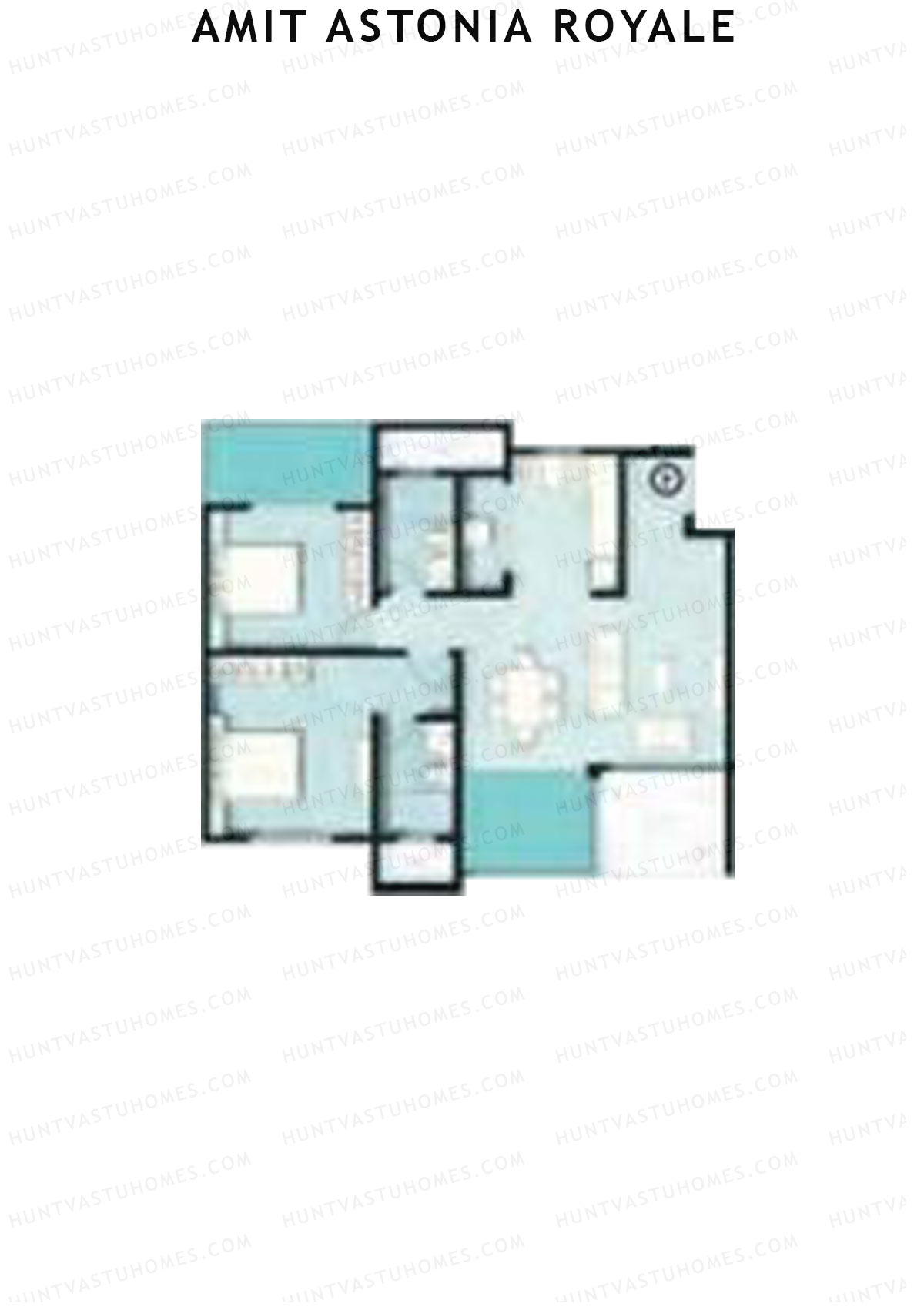 Amit Astonia Royale Tower F Unit 4 Floor Plan
