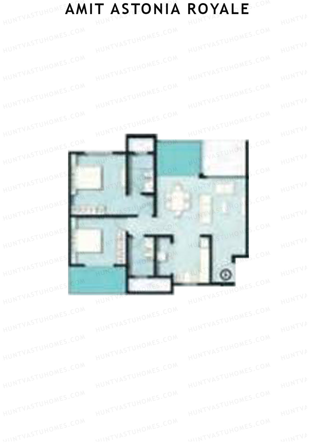 Amit Astonia Royale Tower G Unit 3 Floor Plan