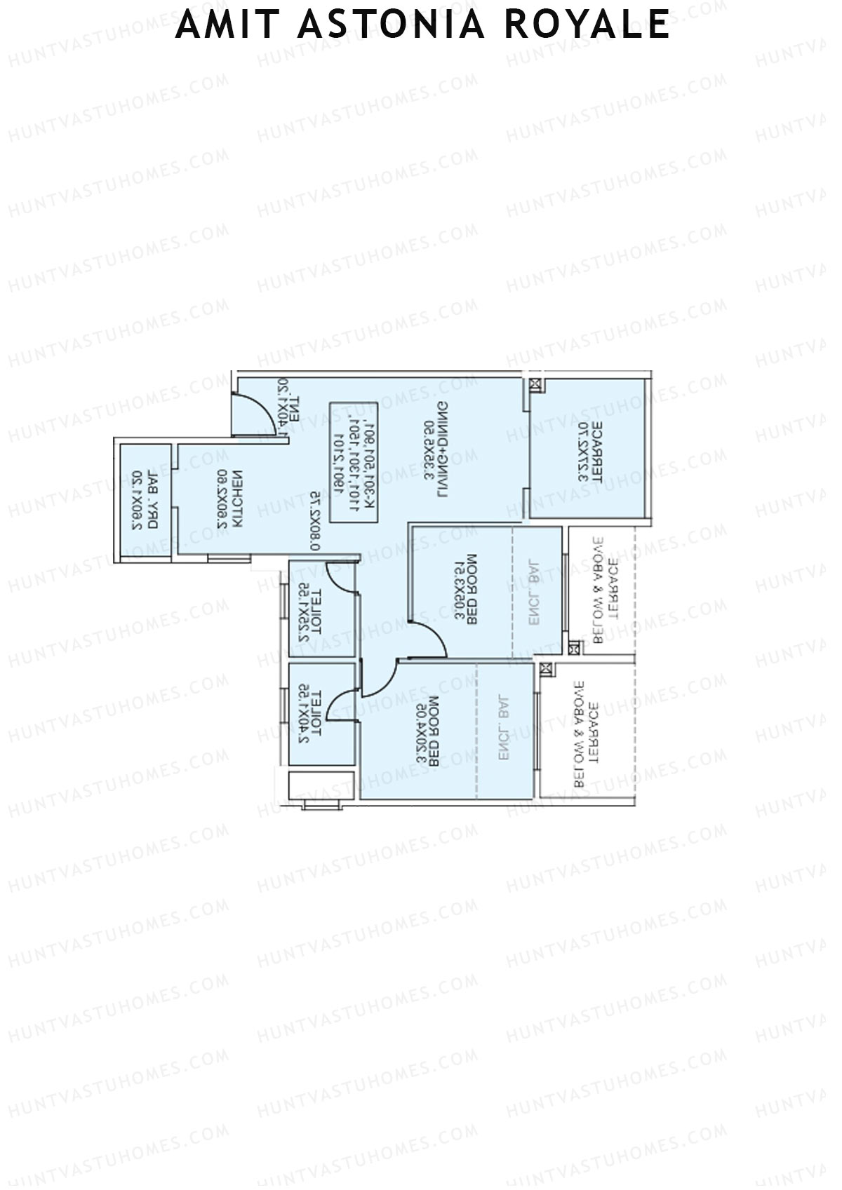 Amit Astonia Royale Tower K Unit 2 Floor Plan
