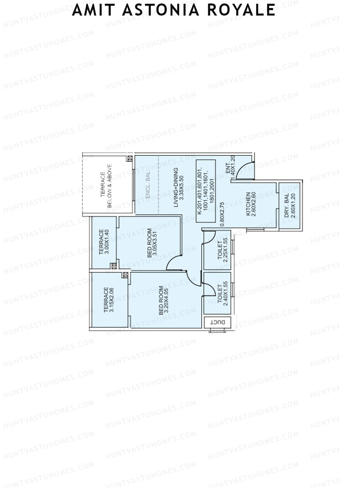Amit Astonia Royale Tower K Unit 3 Floor Plan