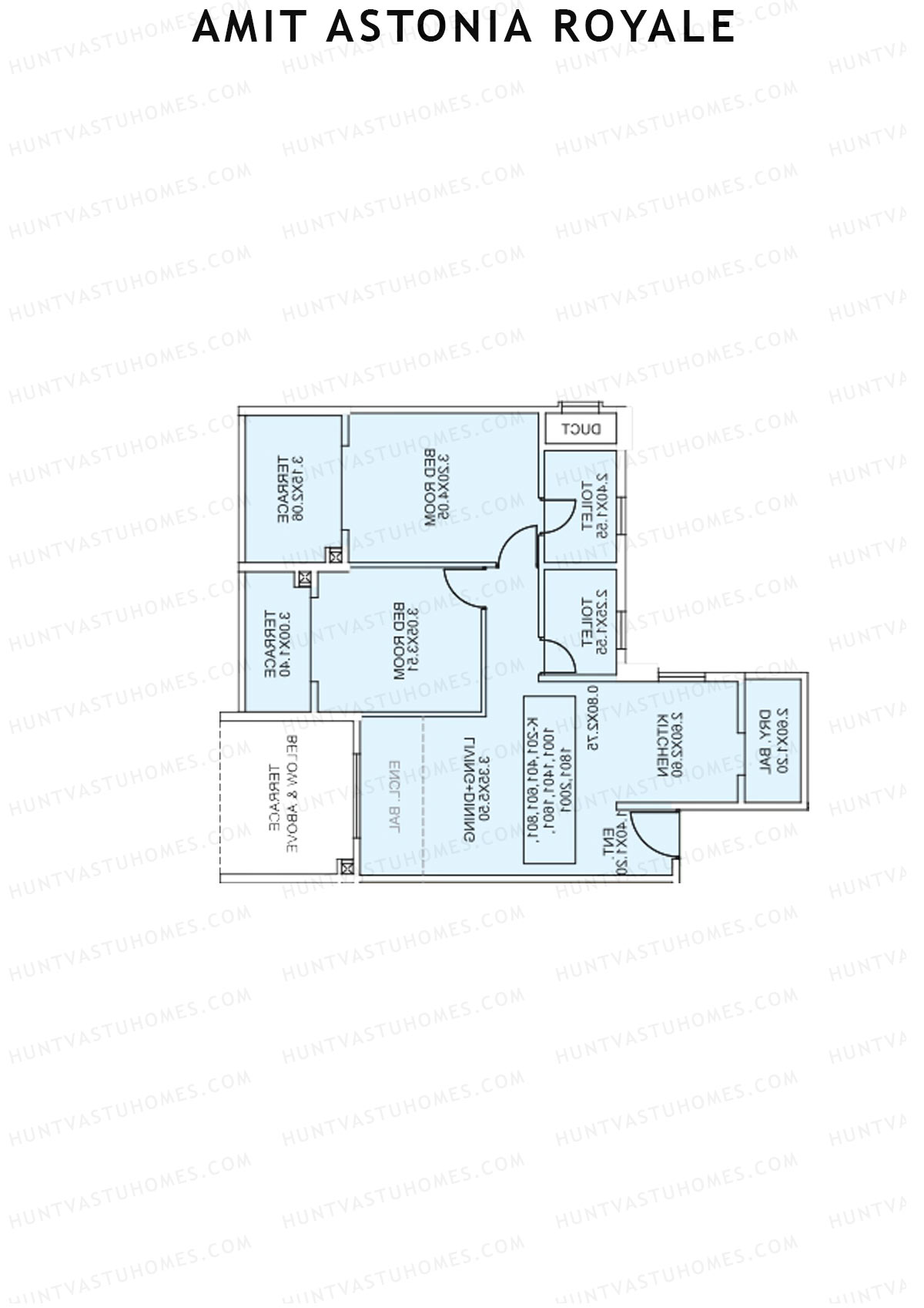 Amit Astonia Royale Tower K Unit 4 Floor Plan