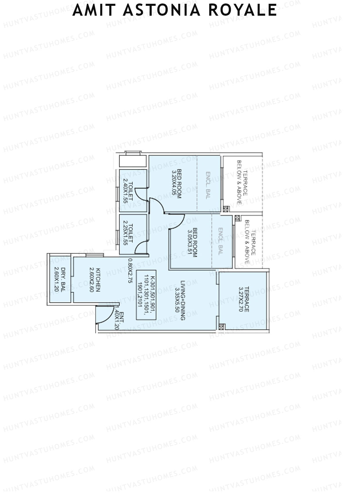 Amit Astonia Royale Tower L Unit 1 Floor Plan
