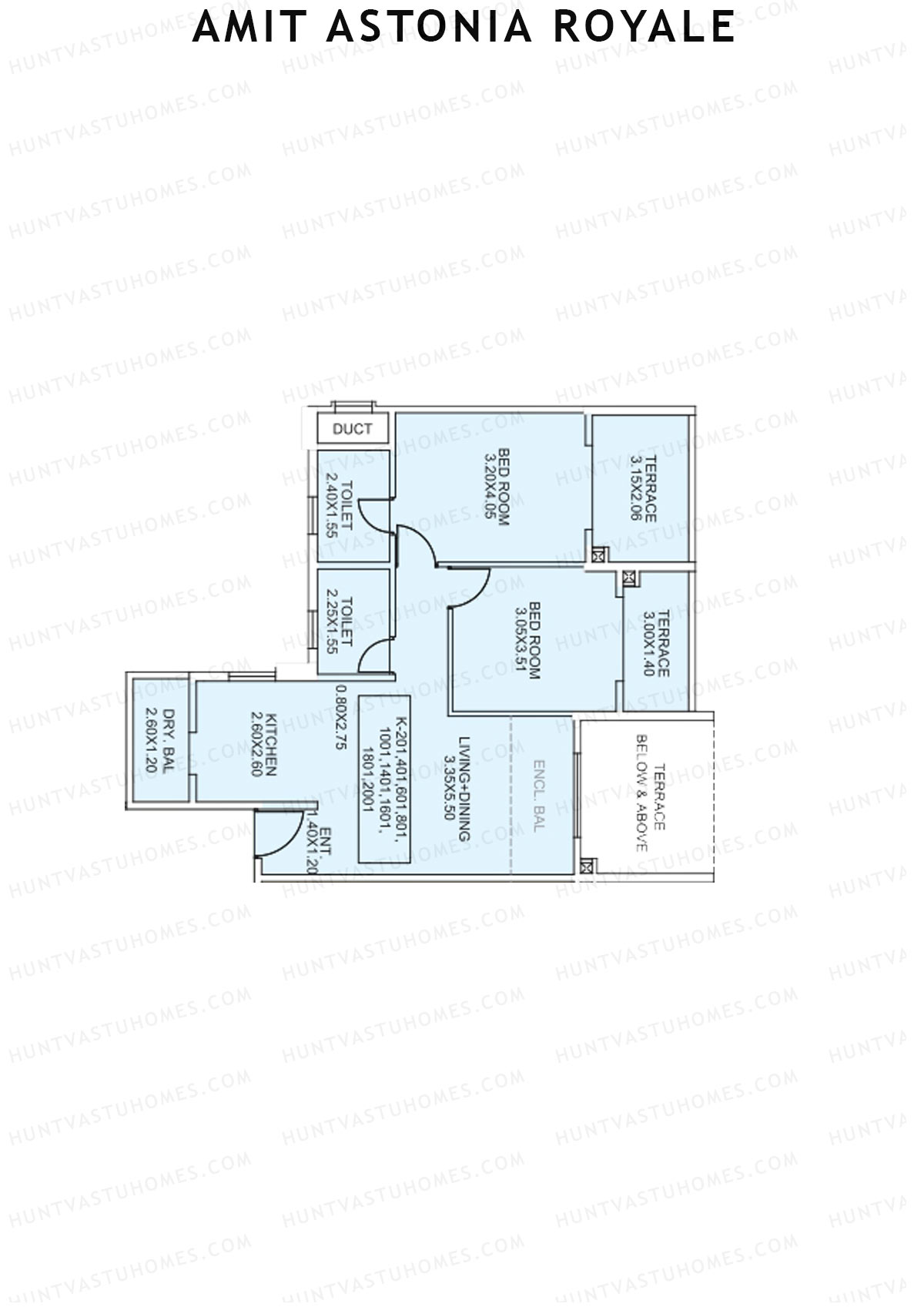 Amit Astonia Royale Tower L Unit 1 Floor Plan