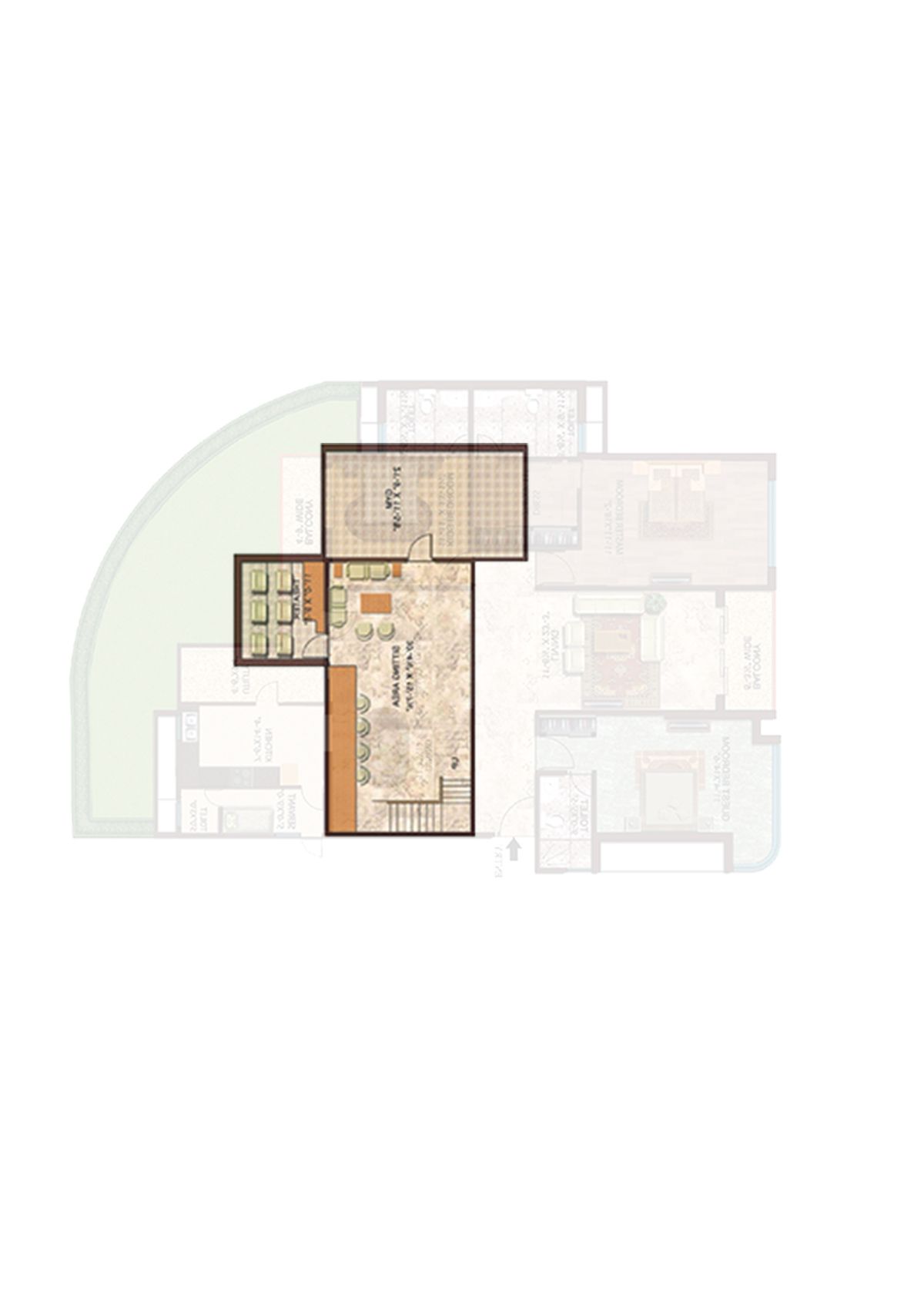 Amrapali Titanium Tower B5 Unit 1 Floor Plan