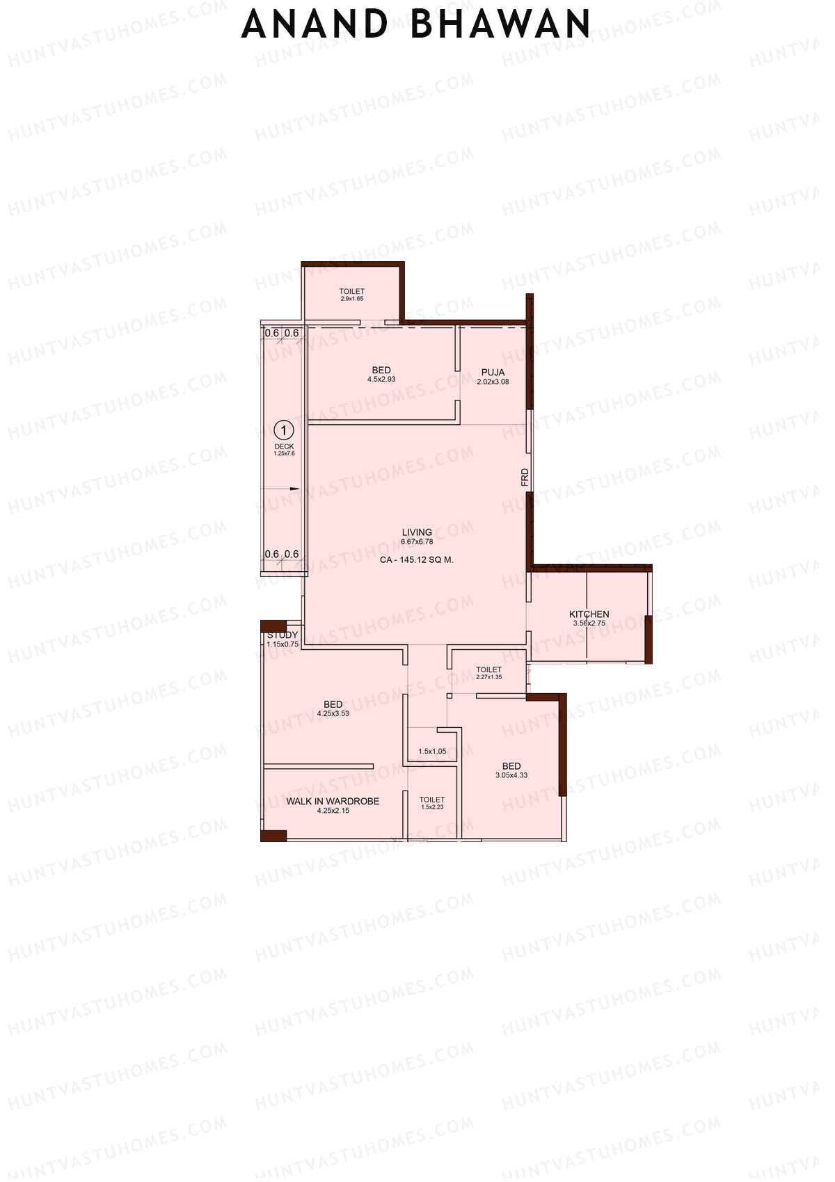 Anand Bhawan Wing A Unit 1 Floor Plan
