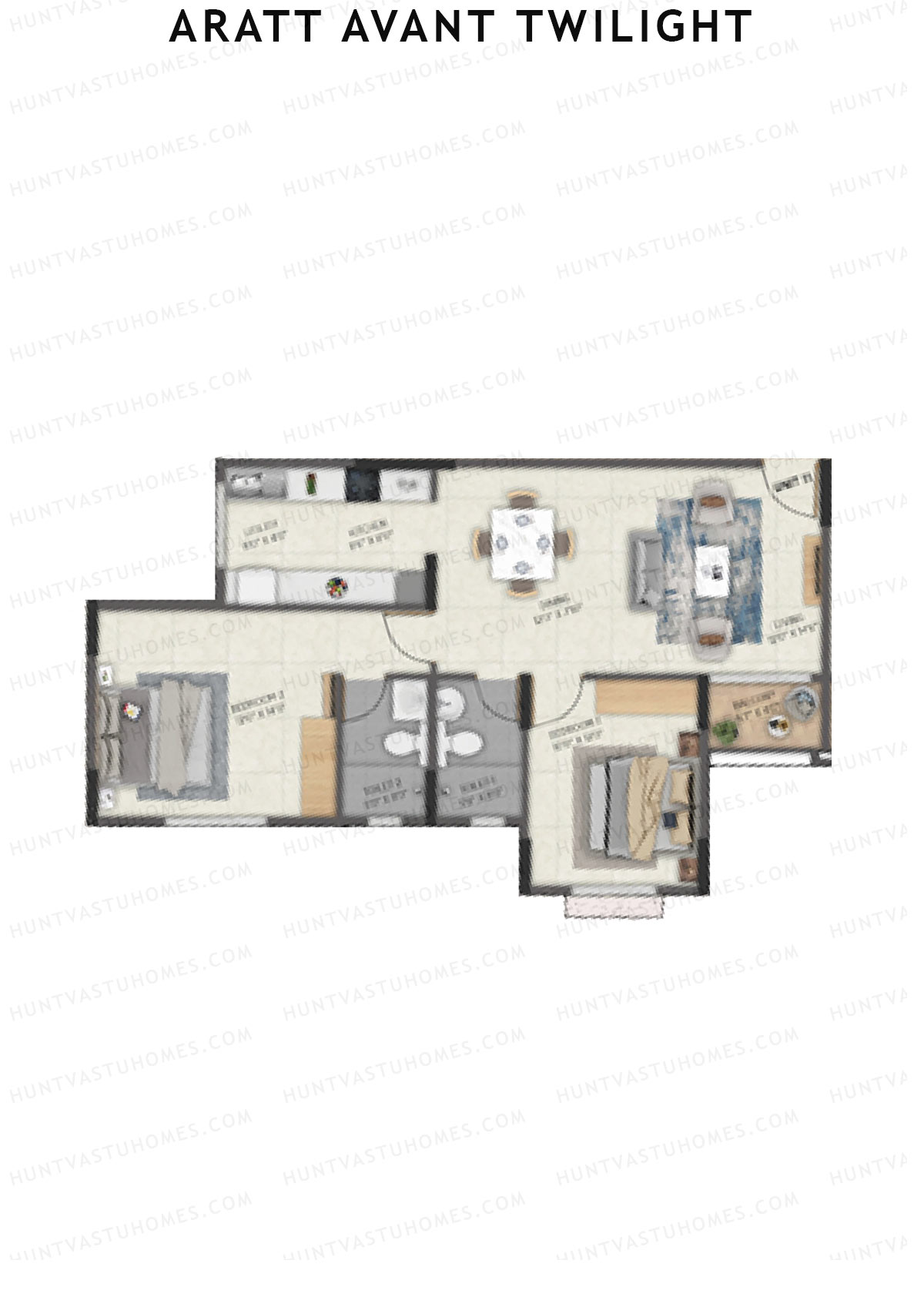 Aratt Avant Twilight Block 1 Unit 11 Floor Plan